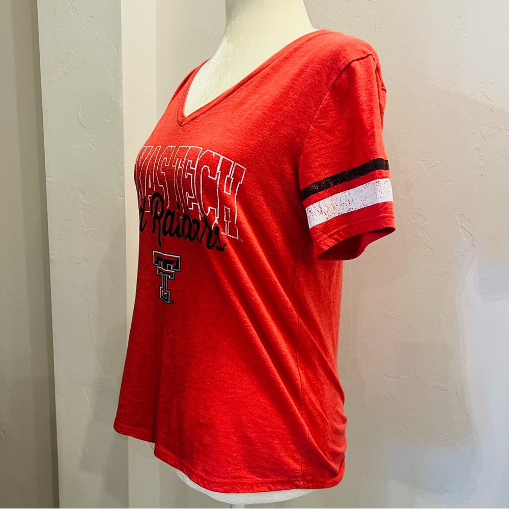 Red Raiders Texas Tech Shirt Womens Small Red Raiders Short Sleeve University - Picture 2 of 4